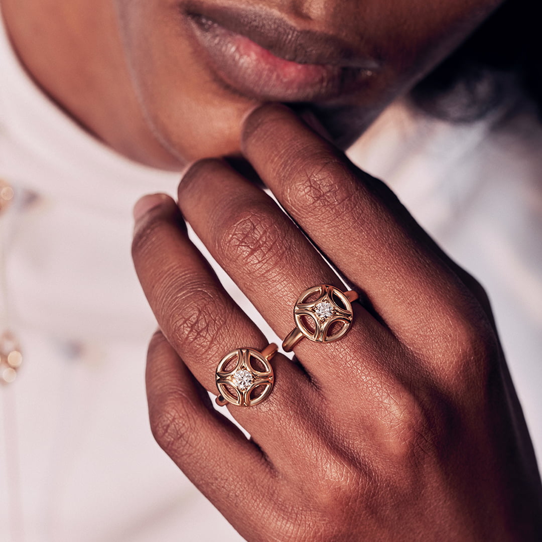 Bague Perpétuel.le 0.25ct - Or blanc 18k - diamant éthique - Loyale Paris