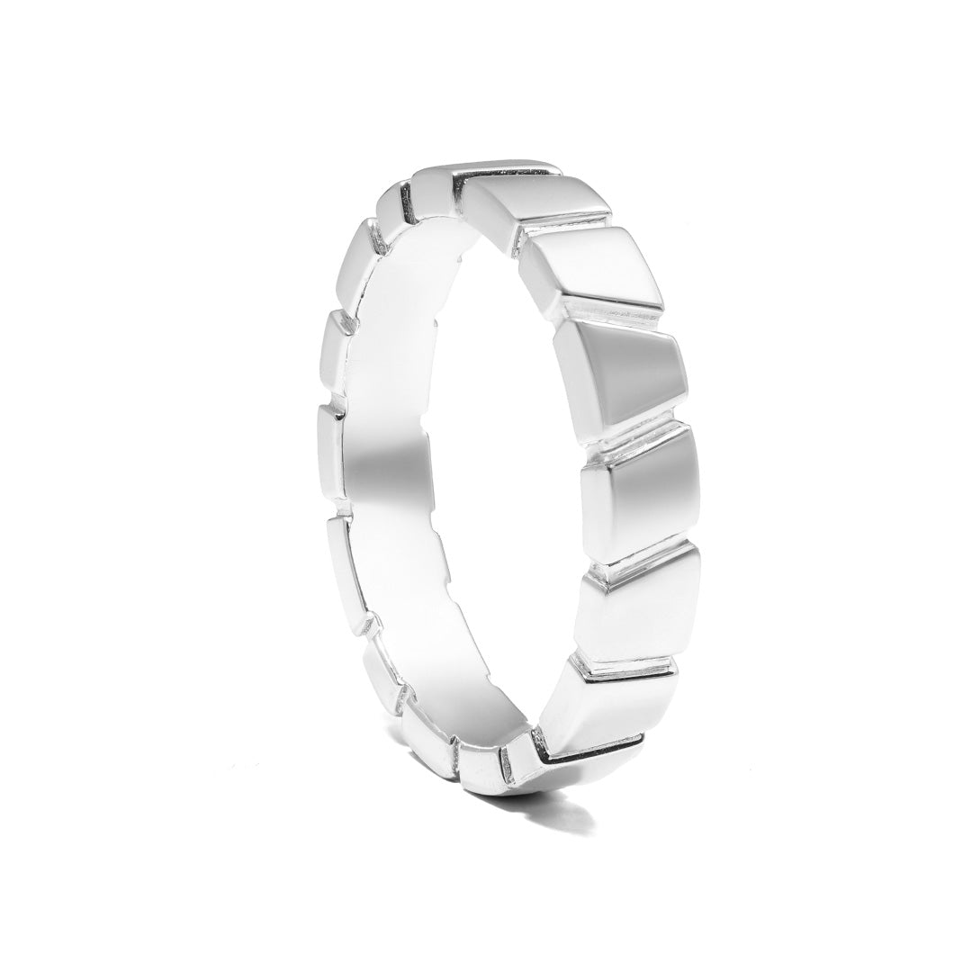 Bague Ride & Love - Or blanc 18k - joaillerie France - Loyale Paris - 1