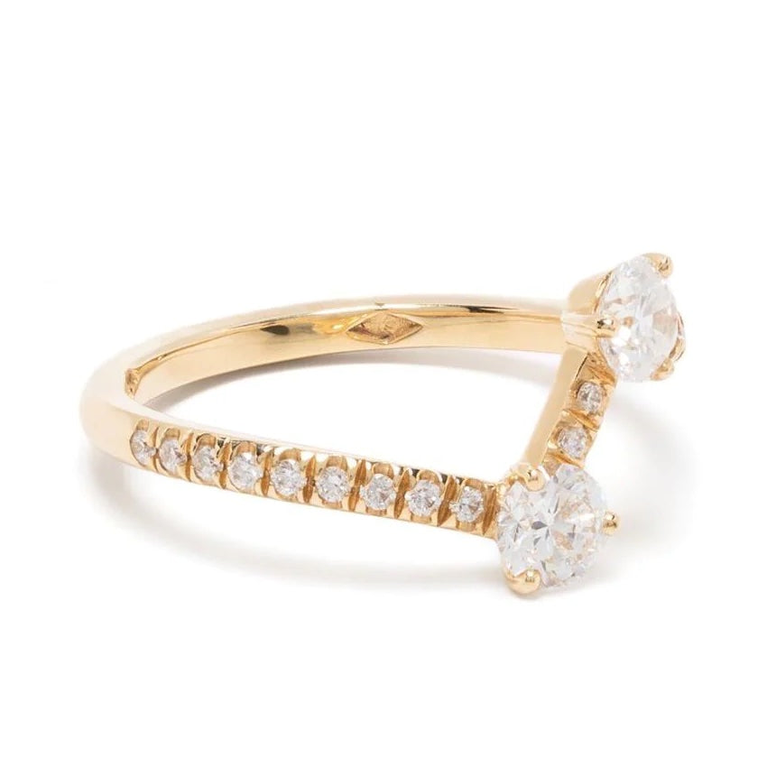Toix22x Bague Toi+Moi 0.25ct x2 pavée – LOYAL.E PARIS