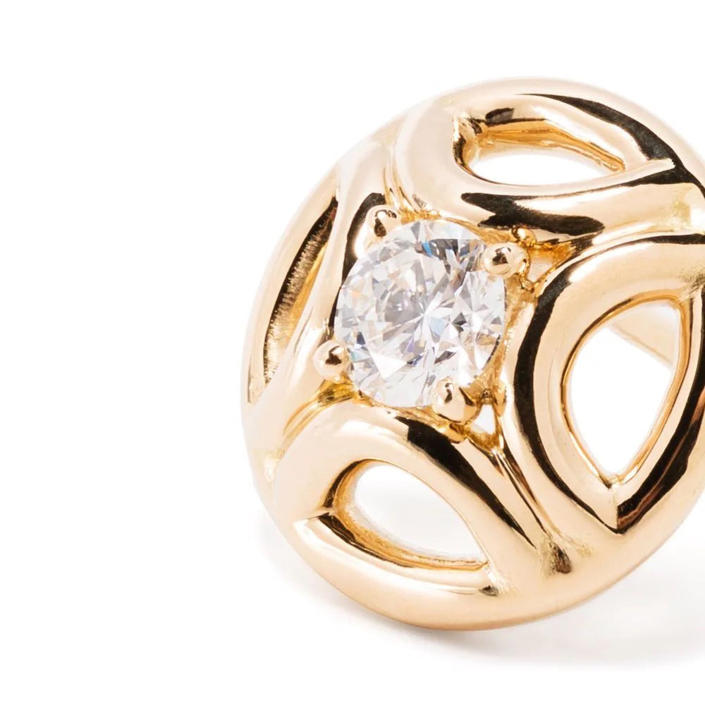 Boucles d'oreilles Perpétuel.le 0.25ct x2 - Or jaune 18k - diamant éthique - Loyale Paris