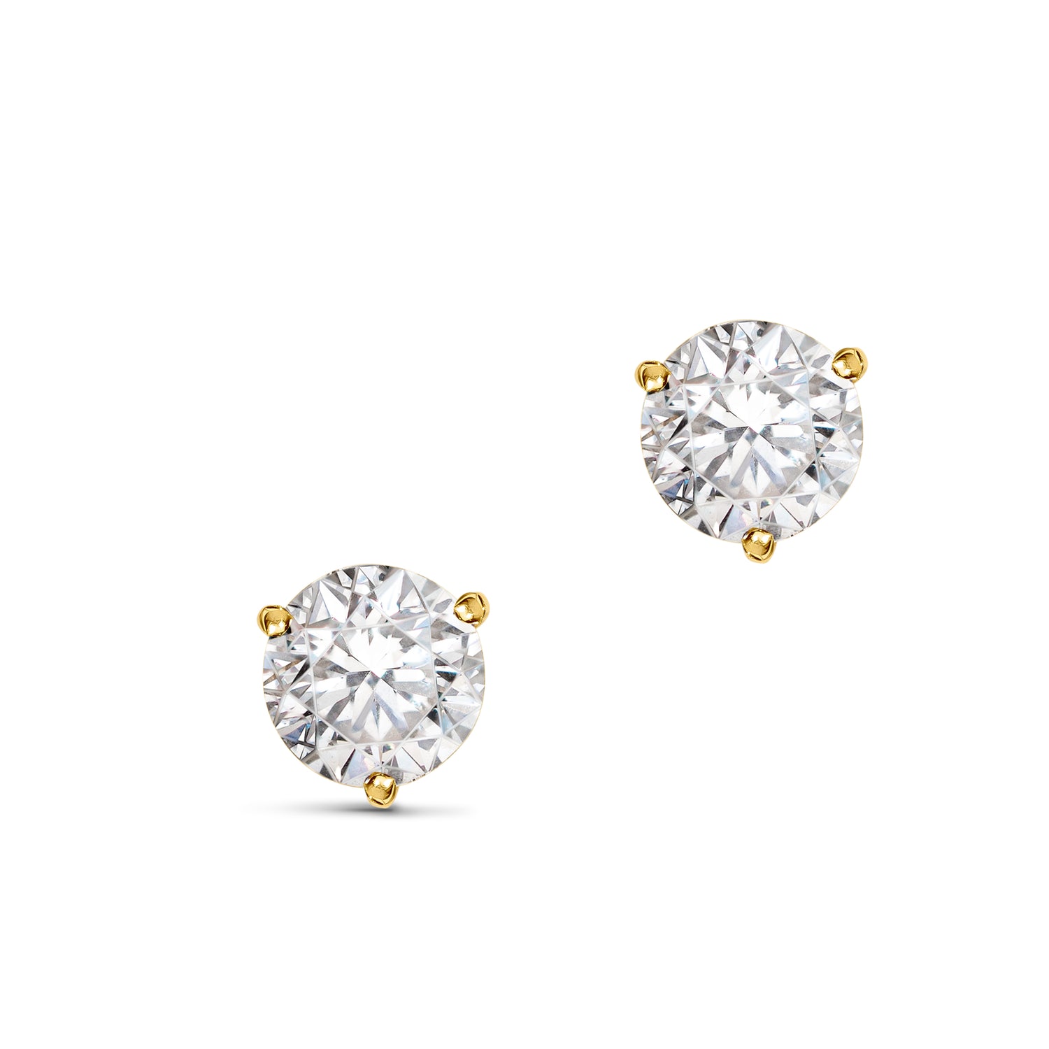 Boucles d'oreilles Pur.e 0.25ct x2 - Or jaune 18k - diamant éthique - Loyale Paris