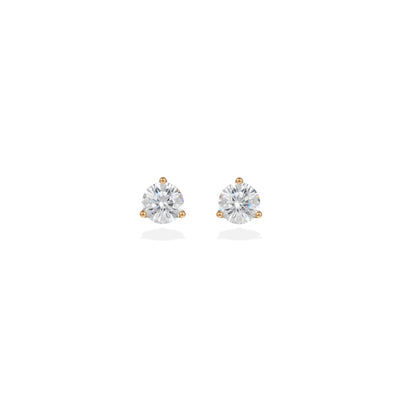 Boucles d'oreilles Pur.e 0.25ct x2 - Or jaune 18k - diamant éthique - Loyale Paris