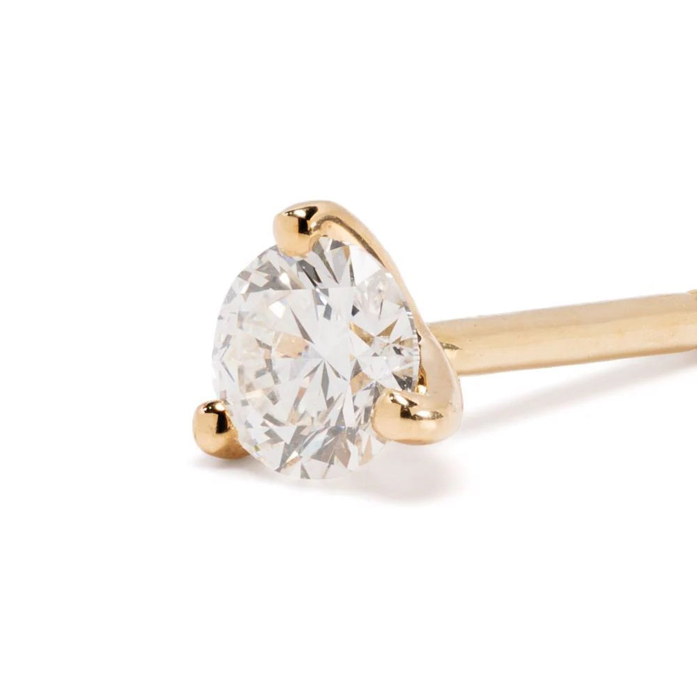 Boucles d'oreilles Pur.e 0.25ct x2 - Or jaune 18k - diamant éthique - Loyale Paris