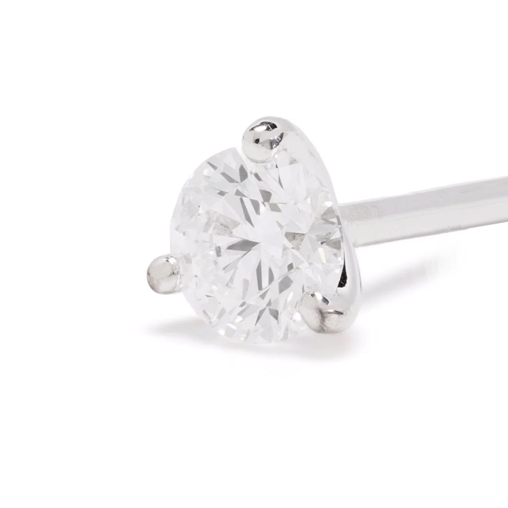 Boucles d'oreilles Pur.e 0.5ct x2 - Or blanc 18k - diamant éthique - Loyale Paris