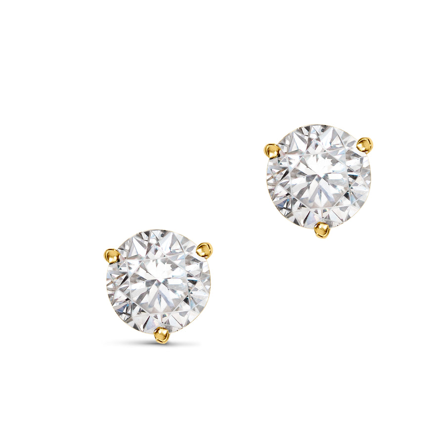 Boucles d'oreilles Pur.e 0.5ct x2 - Or jaune 18k - diamant éthique - Loyale Paris