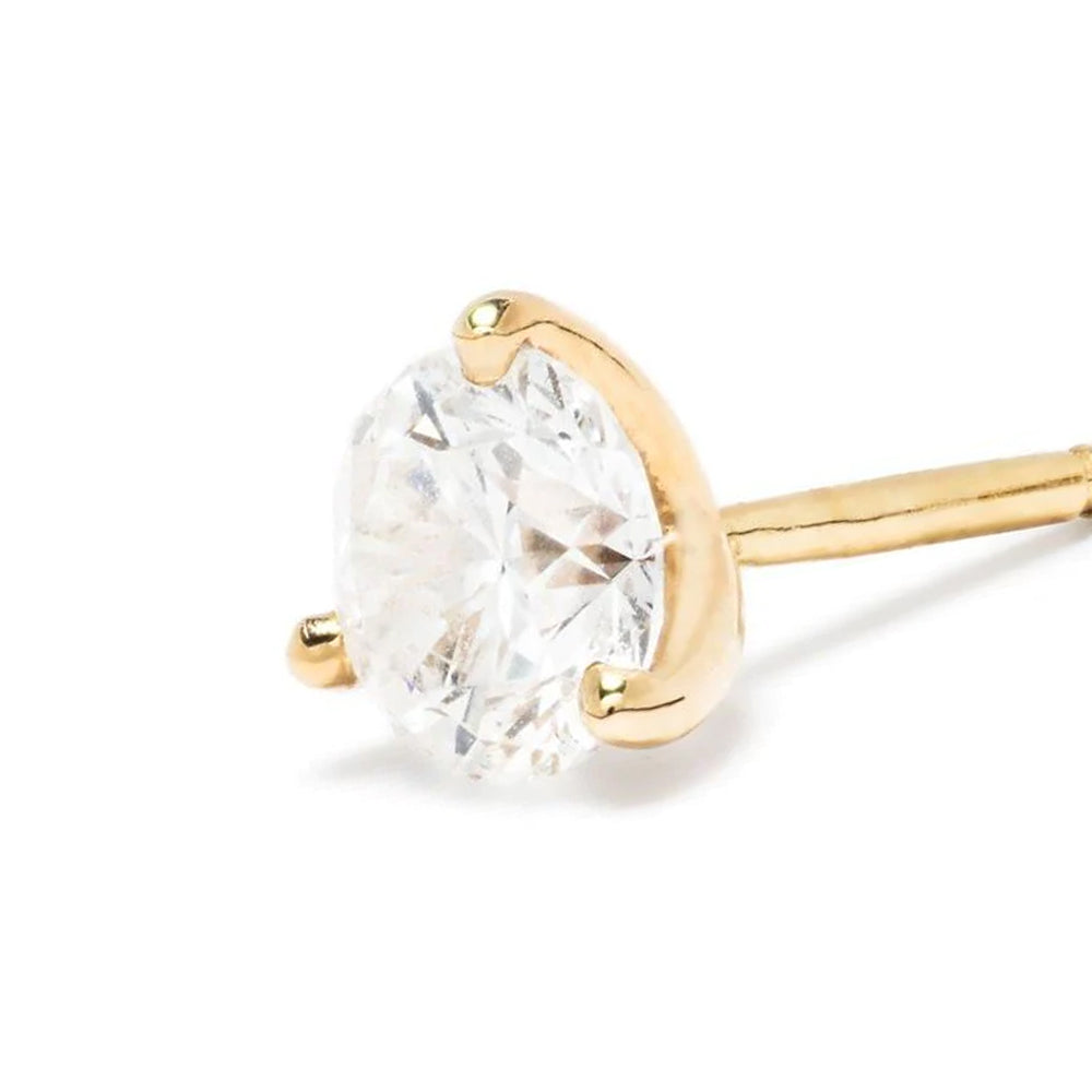 Boucles d'oreilles Pur.e 0.5ct x2 - Or jaune 18k - diamant éthique - Loyale Paris