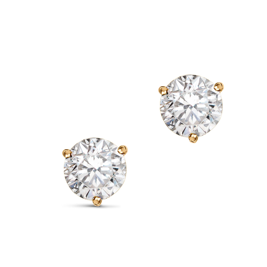 Boucles d'oreilles Pur.e 0.5ct x2 - Or rose 18k - diamant éthique - Loyale Paris