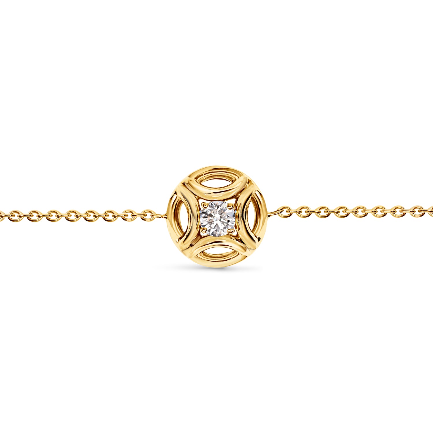Bracelet Perpétuel.le 0.25ct - Or jaune 18k - diamant éthique - Loyale Paris