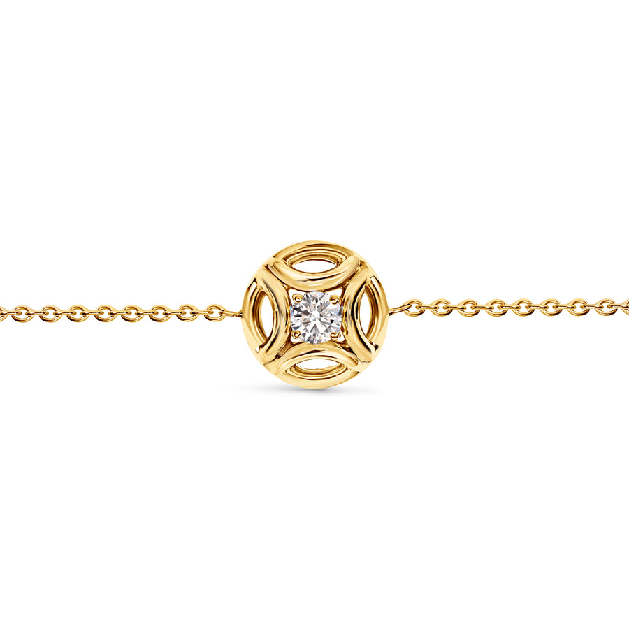 Bracelet Perpétuel.le 0.25ct - Or jaune 18k - diamant éthique - Loyale Paris