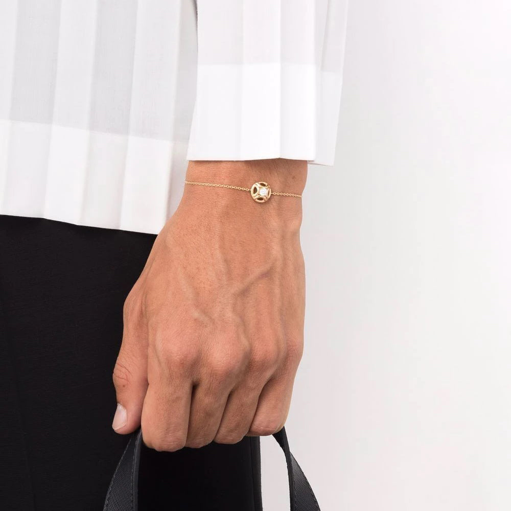 Bracelet Perpétuel.le 0.25ct - Or jaune 18k - diamant éthique - Loyale Paris