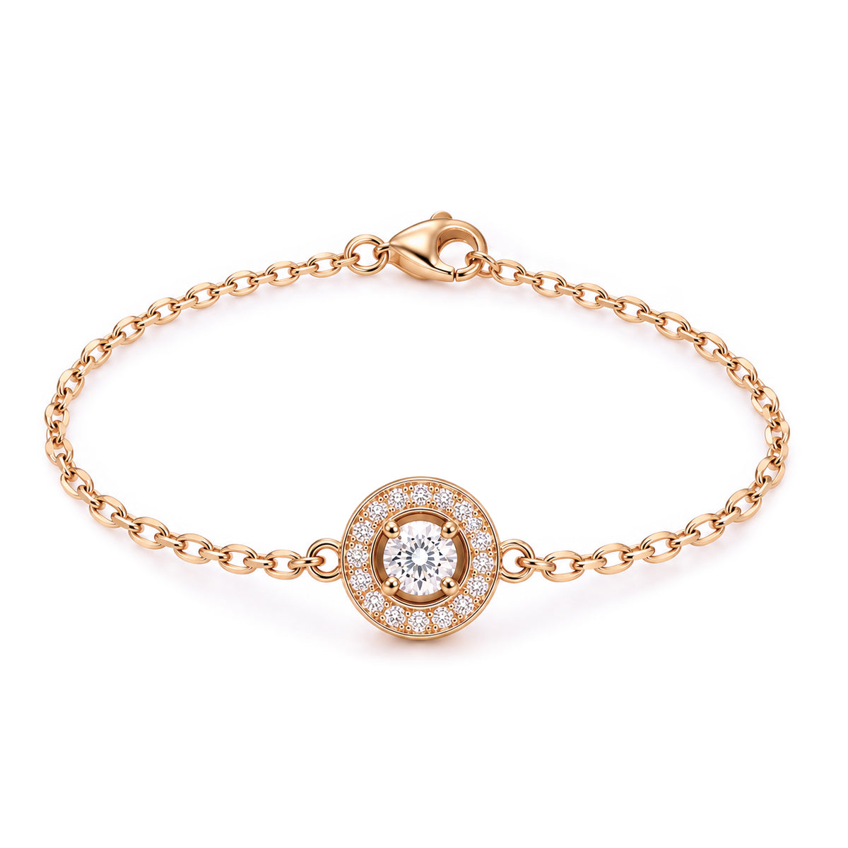 Bracelet Rayons Mini Or rose 18k diamant ethique Talisman Loyale Paris