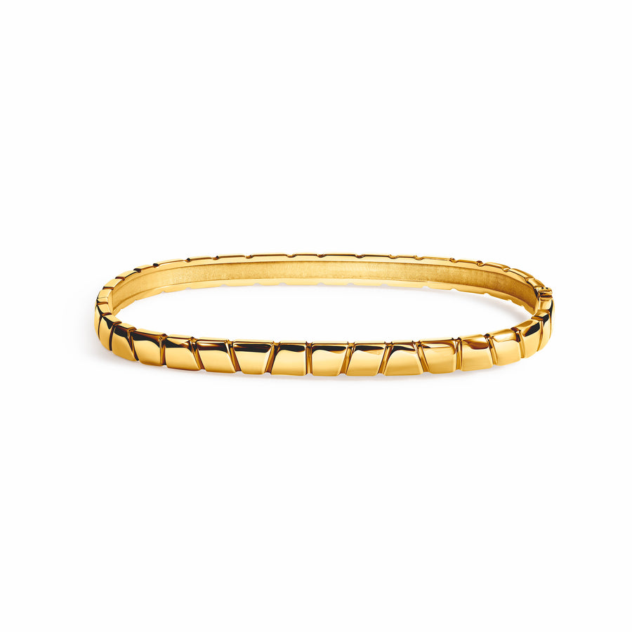 Bracelet jonc Ride & Love - Or jaune 18k - joaillerie France - Loyale Paris - 1
