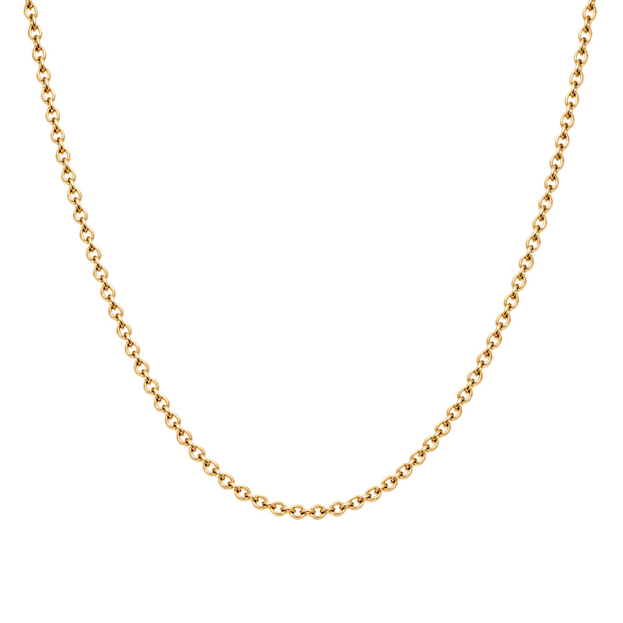 Chaine Maille Ronde Large Or Jaune 18k Loyale Paris