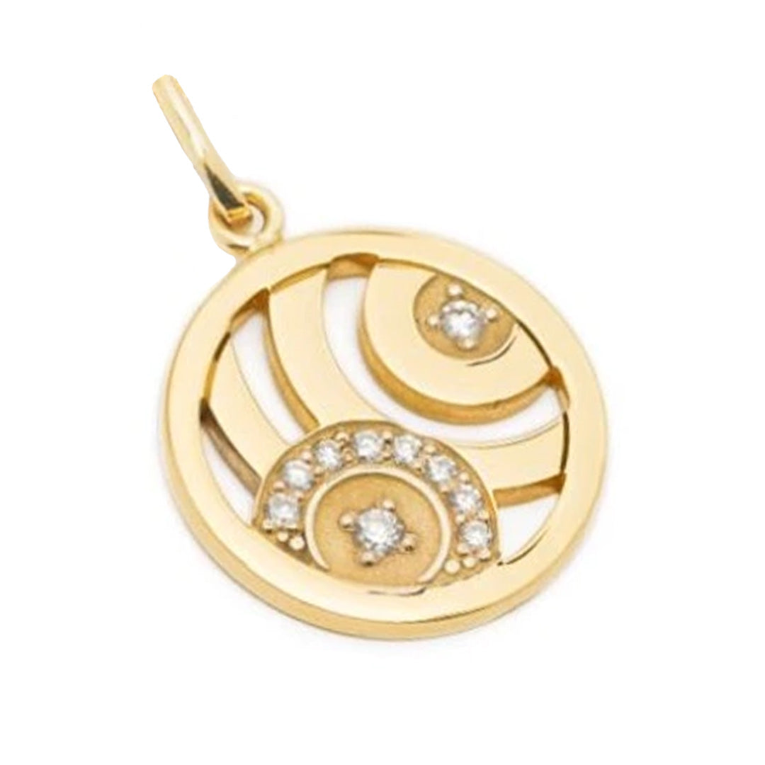 Charm Sérénité - Or jaune 18k - diamant éthique - Loyale Paris
