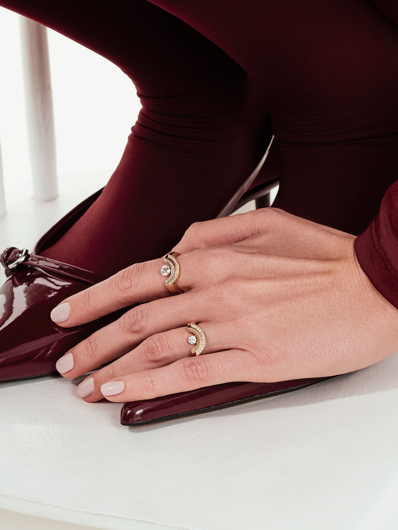 stacking intrepide collection intrepide pavee 0.5ct maison de joaillerie loyale paris 1