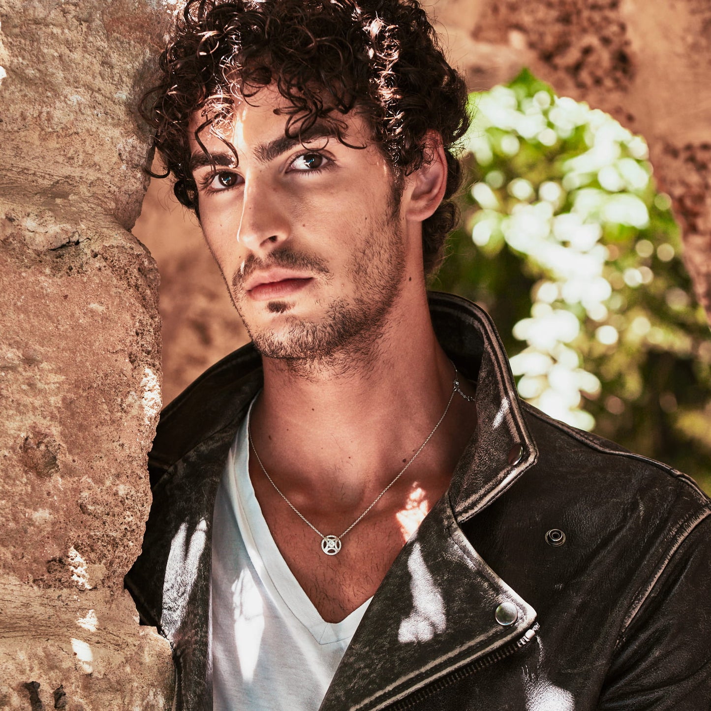 Pendentif Perpétuel.le 0.25ct pavé - Or blanc 18k - diamant éthique - Loyale Paris