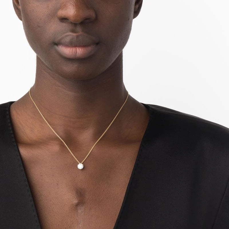 Pendentif Pur.e 1ct - Or jaune 18k - diamant éthique - Loyale Paris