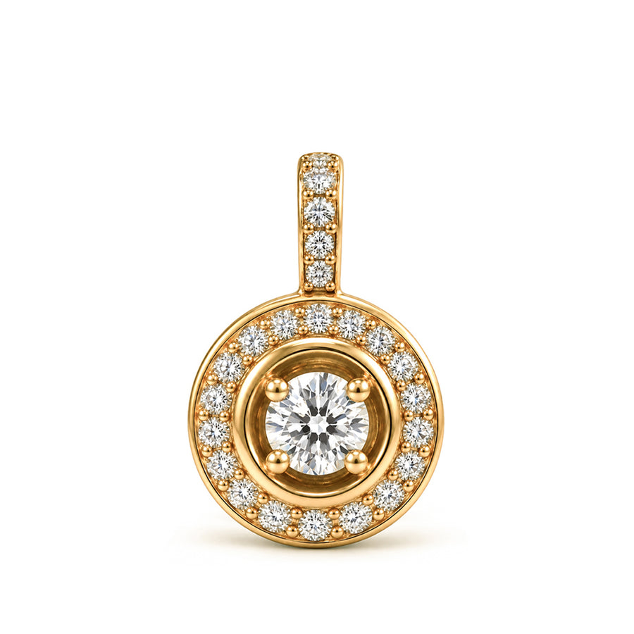 Pendentif Rayons Classic Or jaune 18k talisman Diamant ethique Loyale Paris