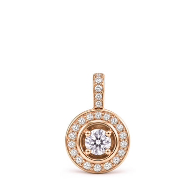 Pendentif Rayons Mini Or rose 18k talisman Diamant ethique Loyale Paris