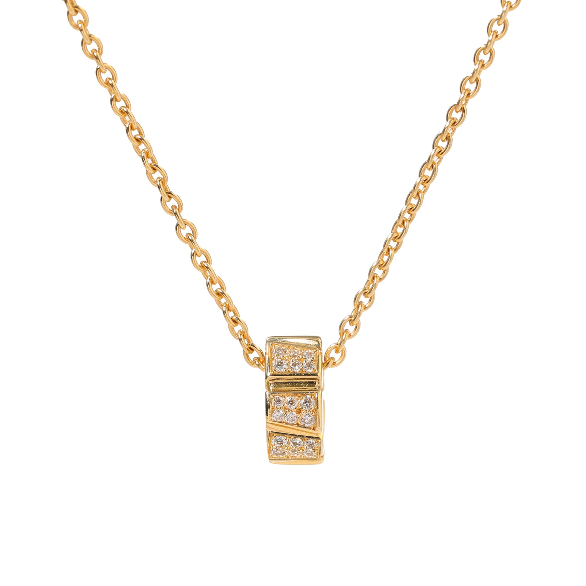 Pendentif Ride & Love pavé Small - Or jaune 18k - diamant éthique - Loyale Paris