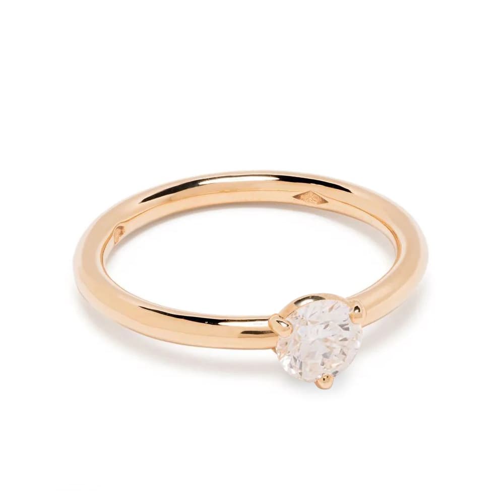 Solitaire Absolu.e 0.5ct - Or jaune 18k - diamant éthique - Loyale Paris