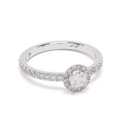 Solitaire Absolu.e Couronne 0.25ct pavé - Or blanc 18k - diamant ethique - Loyale Paris - 1