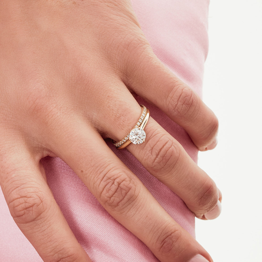 alliances et bagues d’union absolue 0.5 carat or jaune 18k recyclé maison de joaillerie loyale paris