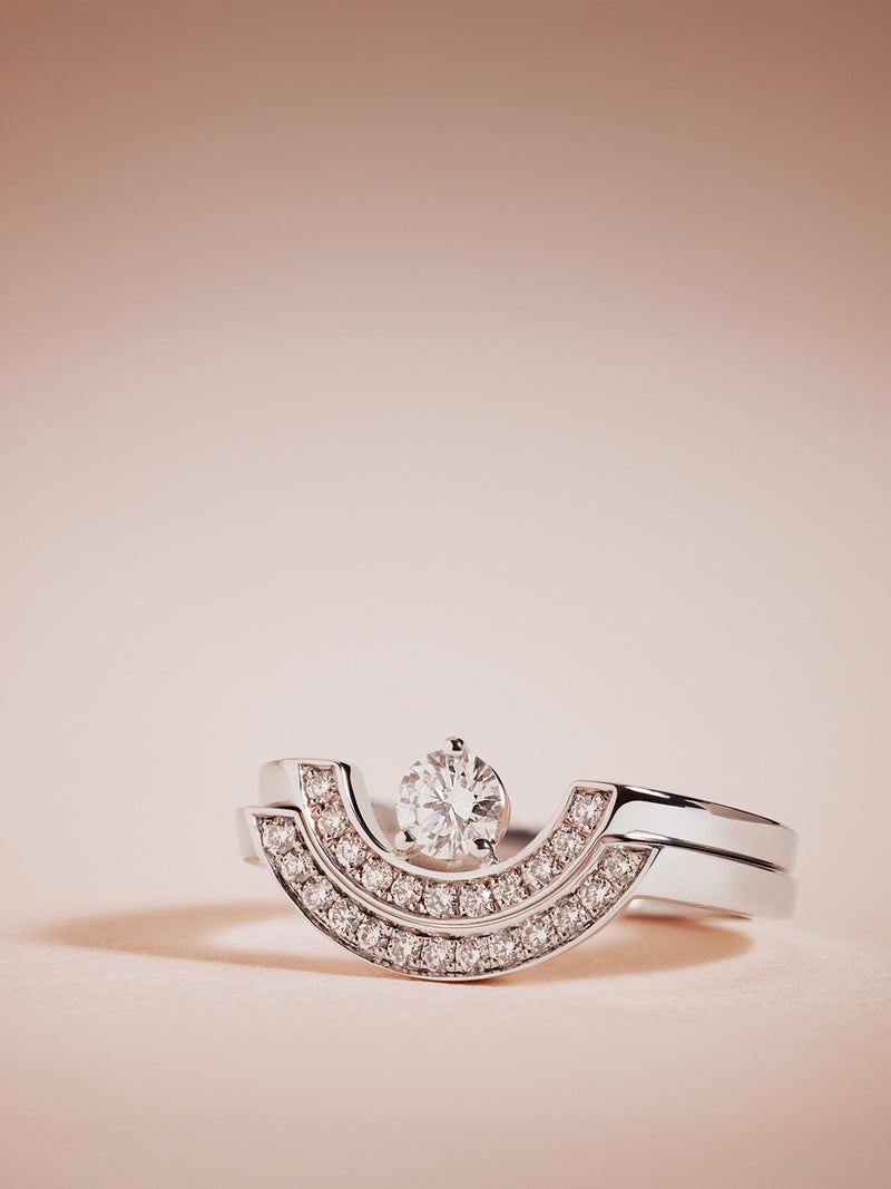 bague collection intrépide diamant de synthèse éthique maison de joaillerie loyale paris
