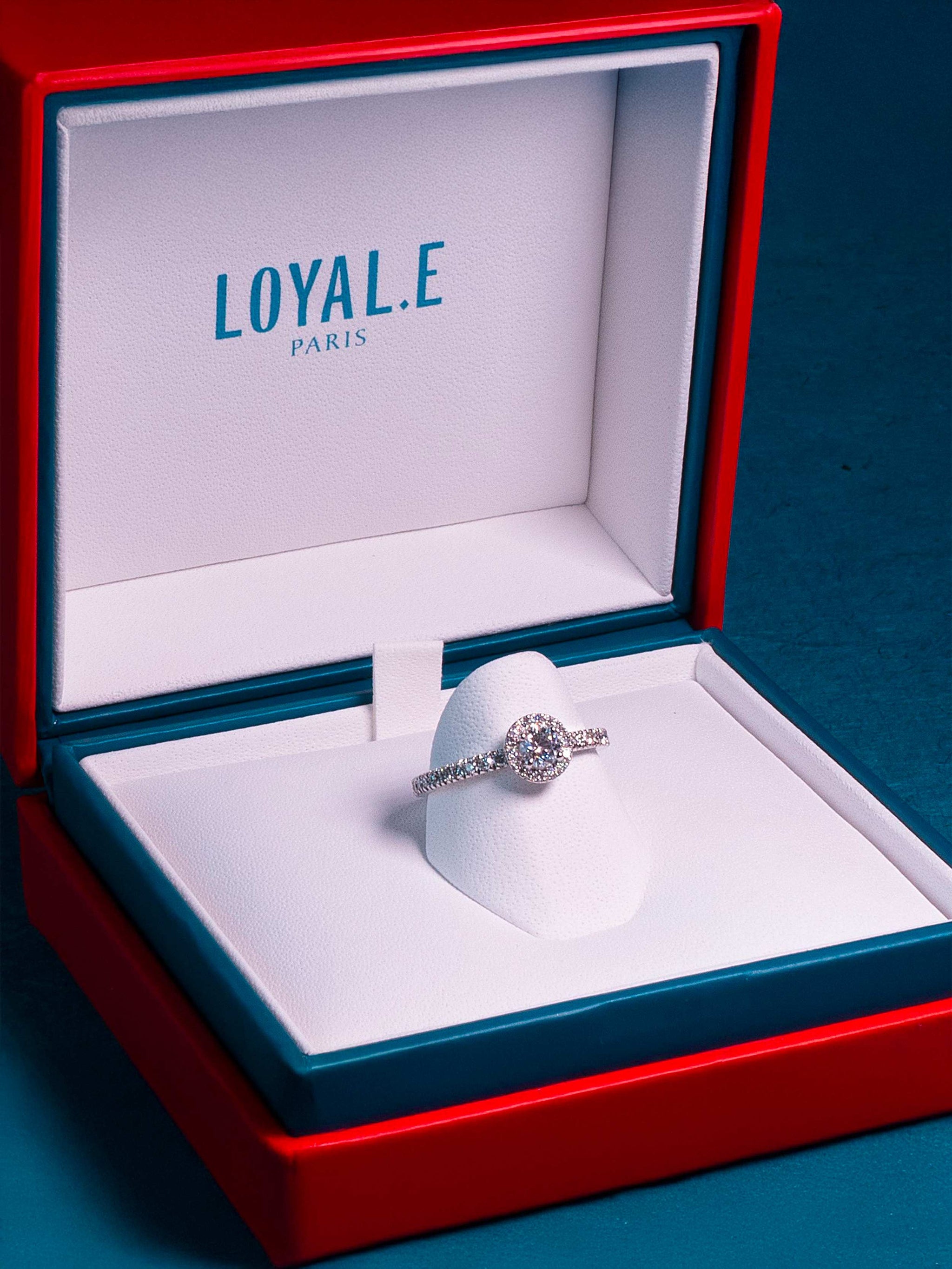 bague de fiançailles éthique diamant de laboratoire or durable joaillerie francaise loyale paris 