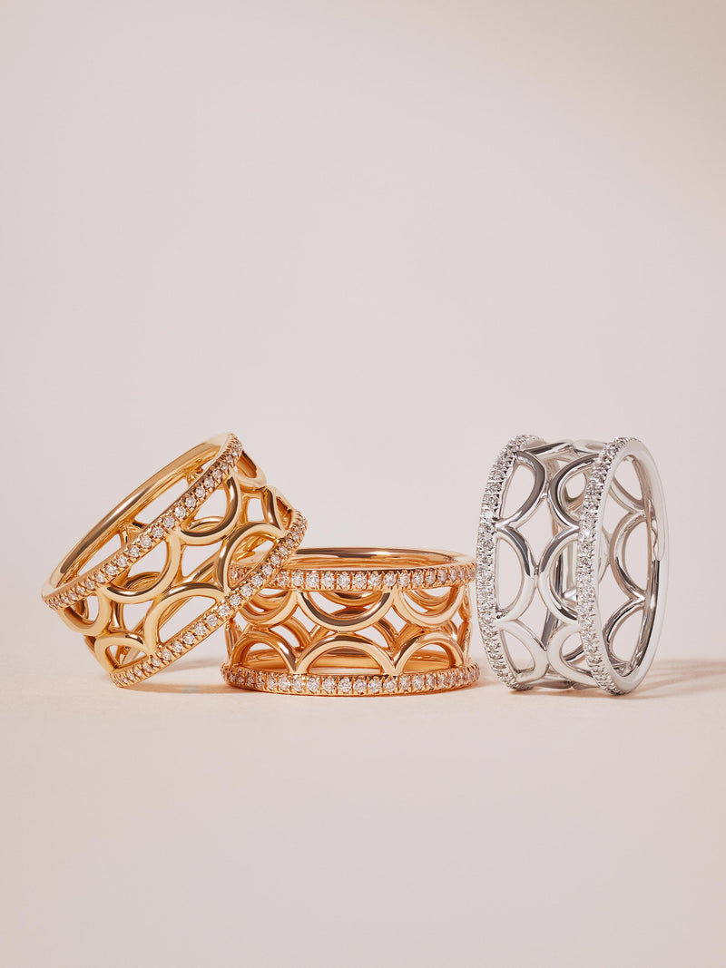 bagues bandeau collection perpetuelle couleur d'or maison de joaillerie loyale paris