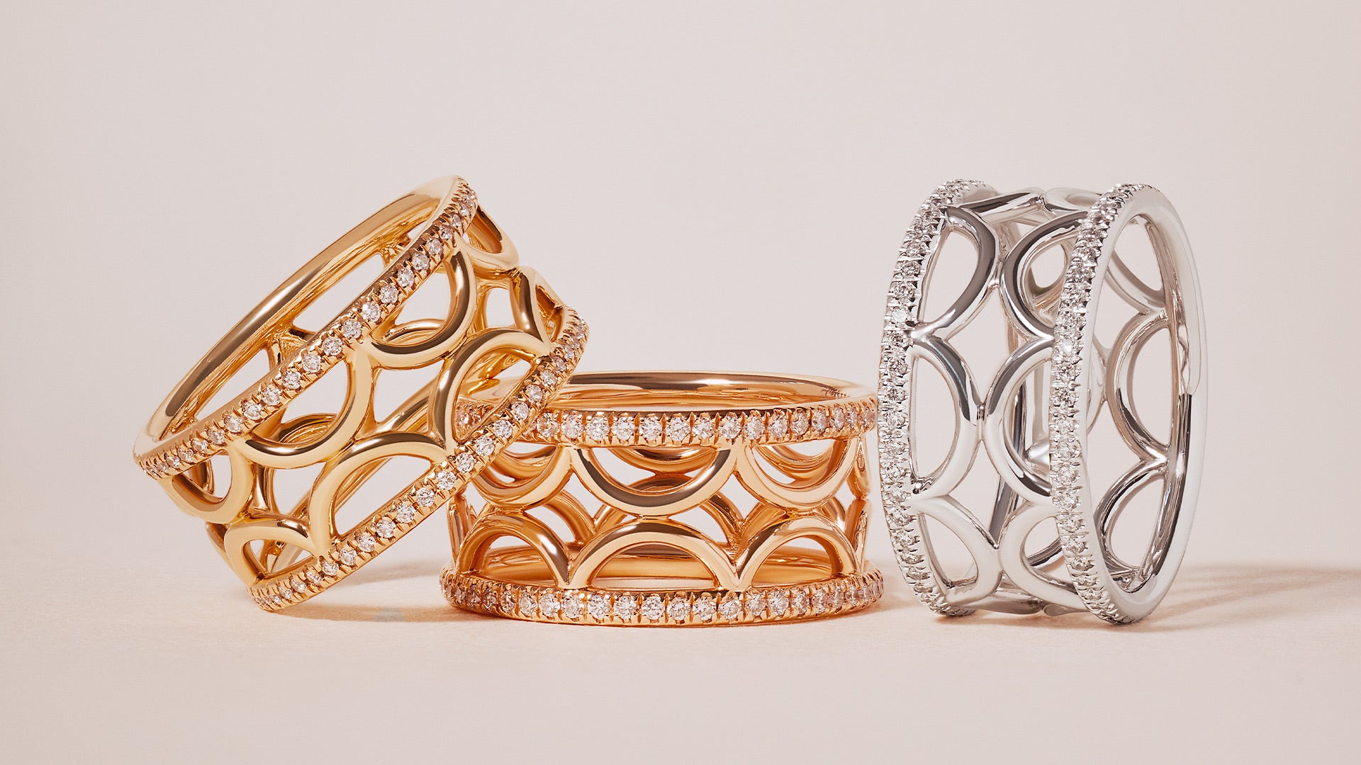 bagues bandeau collection perpetuelle couleur d'or maison de joaillerie loyale paris