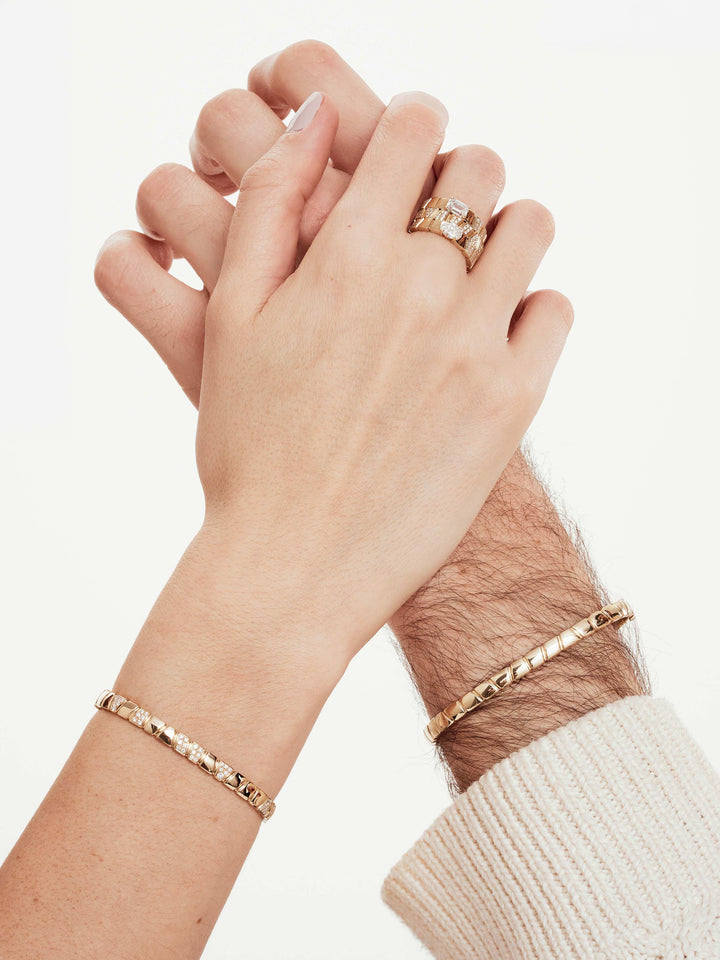 bagues ride and love or recyclé 18k diamants synthétiques maison de joaillerie loyale paris