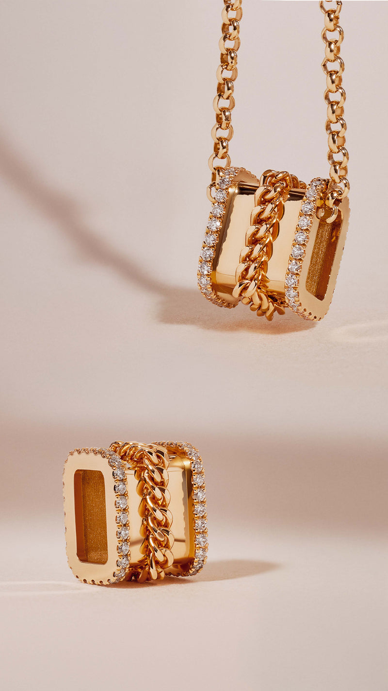 collier or jaune recyclé 18k de joaillerie loyale paris