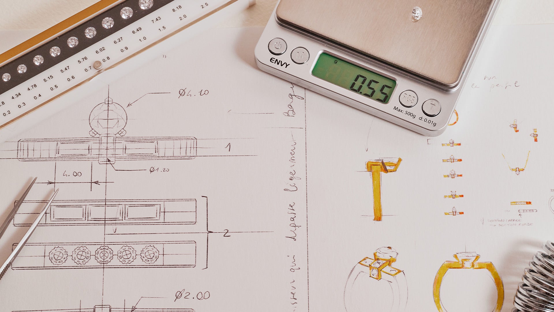 French ethical jewelry specializing in recycled 18k gold and colorless lab-grown diamonds