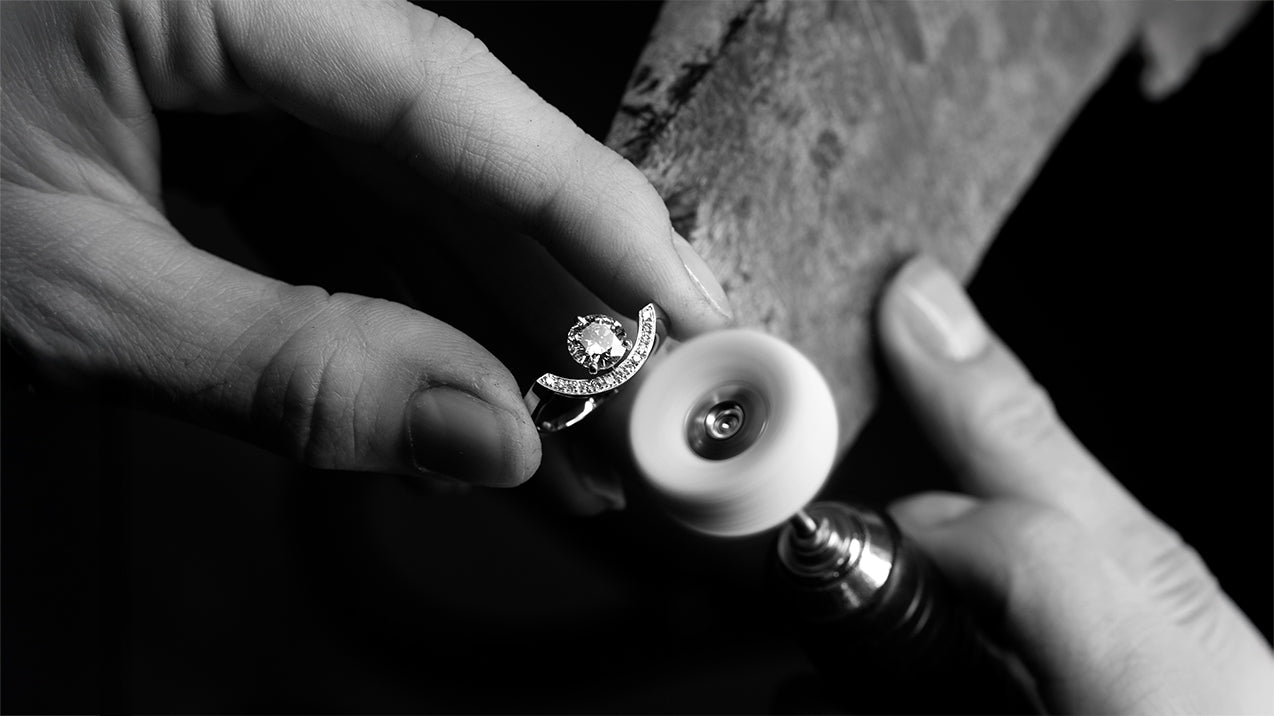 diamant de synthèse éthique bague collection intrépide maison de joaillerie loyale paris