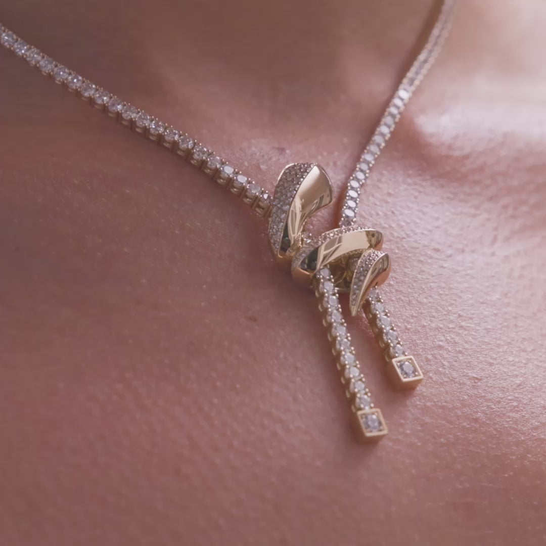 Collier Cobra - Or jaune 18k - diamant éthique - Loyale Paris