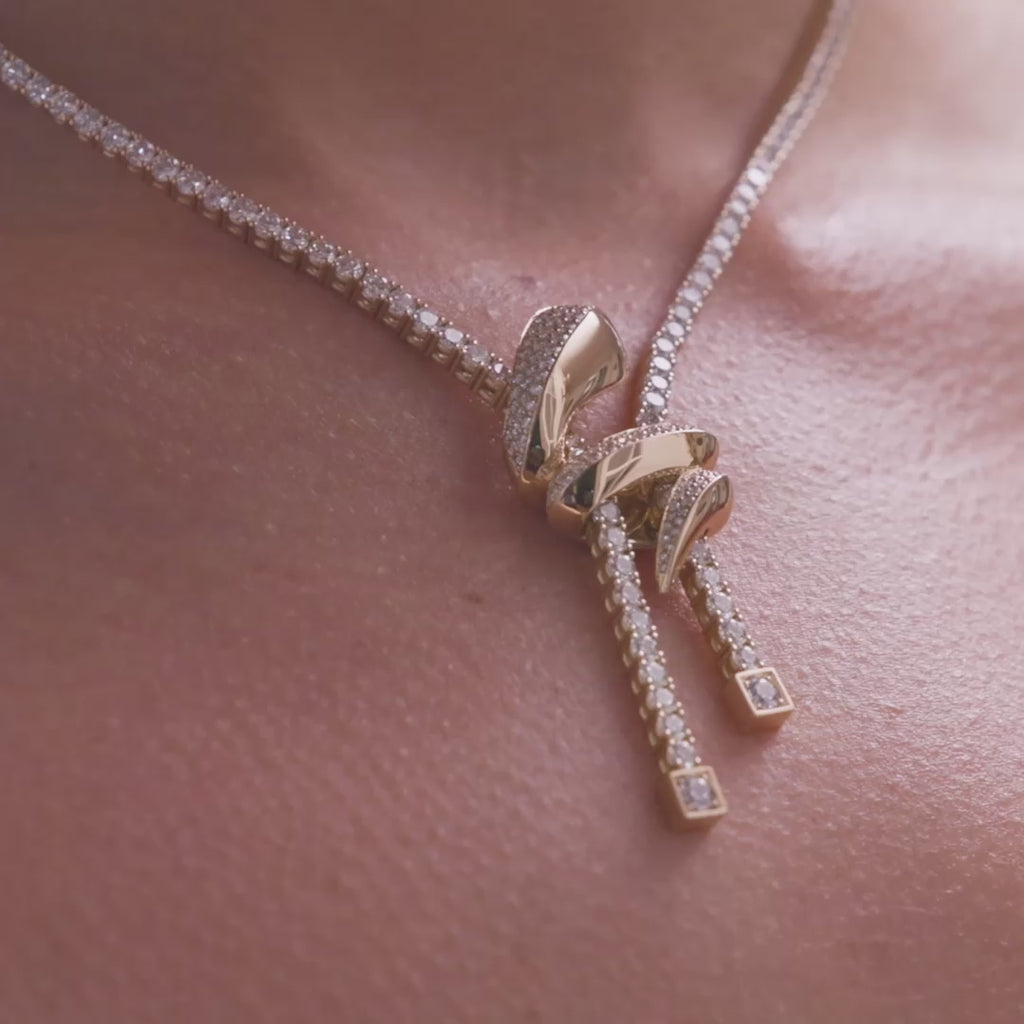 Collier Cobra - Or jaune 18k - diamant éthique - Loyale Paris