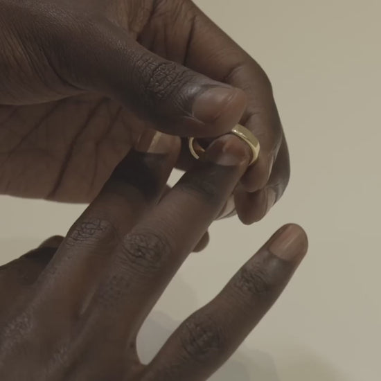 Alliance Absolu.e Ruban 4mm - Or rose 18k - joaillerie France - Loyale Paris - 1