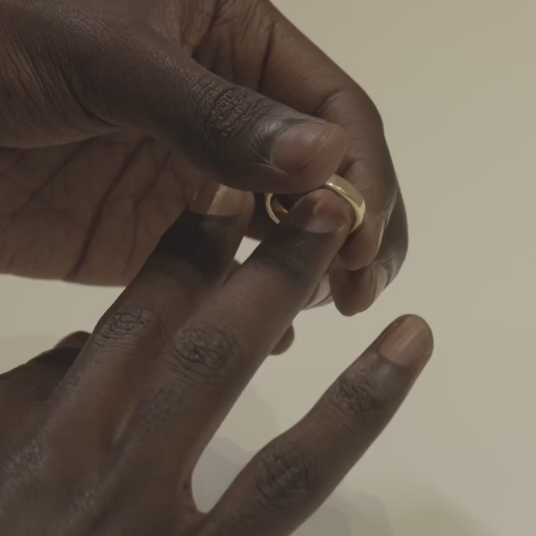 Alliance Absolu.e Ruban 4mm - Or rose 18k - joaillerie France - Loyale Paris - 1