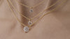 pendentifs collection pure chaine or jaune recyclé diamants de synthèse maison de joaillerie loyale paris