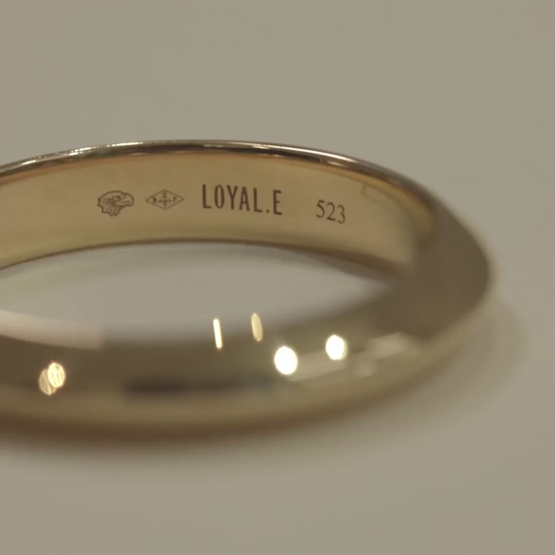 Alliance Absolu.e Duo 4mm - Or jaune 18k - joaillerie France - Loyale Paris - 1