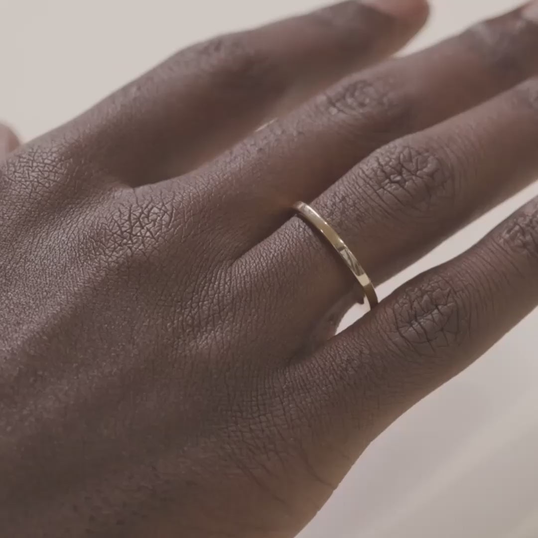 Alliance Absolu.e Twist 2mm - Or rose 18k - joaillerie France - Loyale Paris - 1