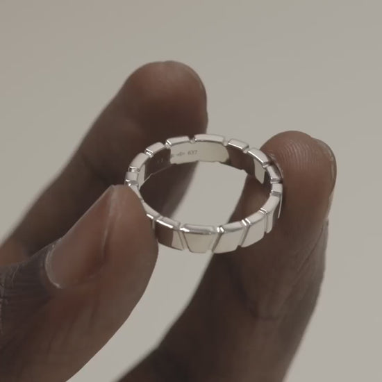 Bague Ride & Love - Or blanc 18k - joaillerie France - Loyale Paris - 1