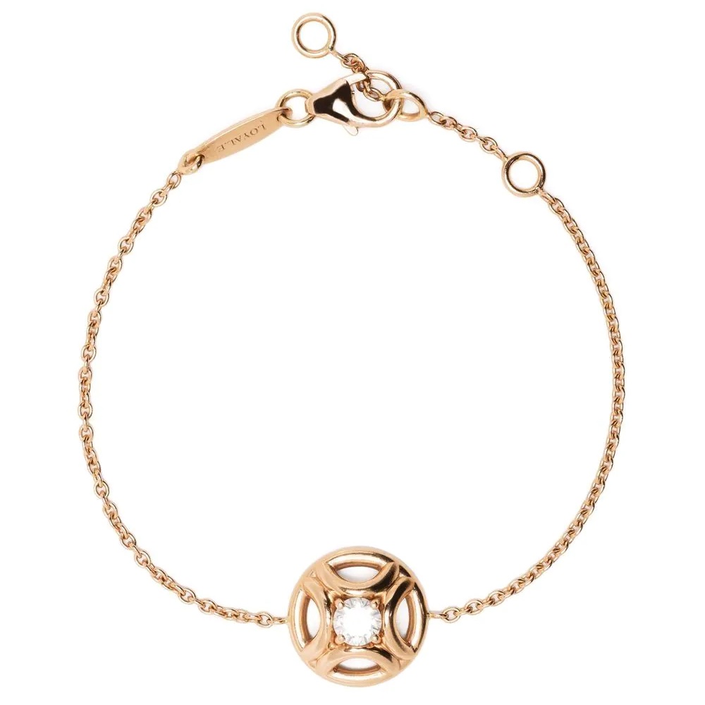 Bracelet Perpétuelle 025ct - 18k rose gold lab grown diamond Loyale Paris 1