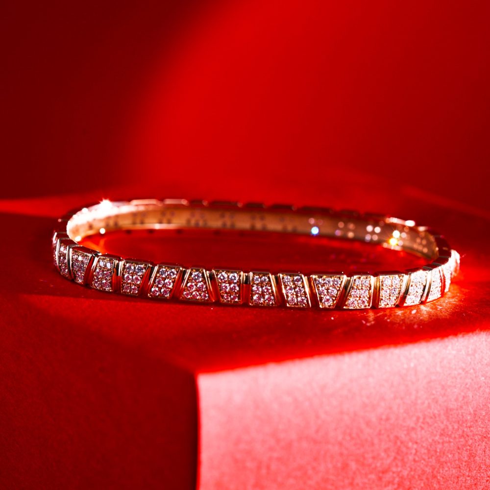 Shy Creation Pave Diamond Stacking Bangle Bracelets – Landsberg Jewelers