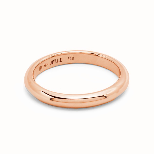 Union ring Absolu.e Half-band 3mm - 18k rose gold 1